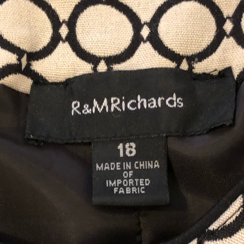 R & M Richards cropped swing jacket. Size 18. - Picture 6 of 11